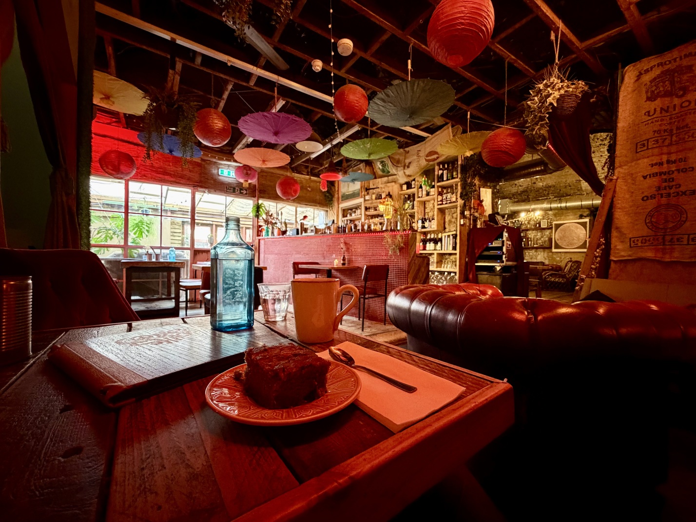 Some mystery cake at Love Shack