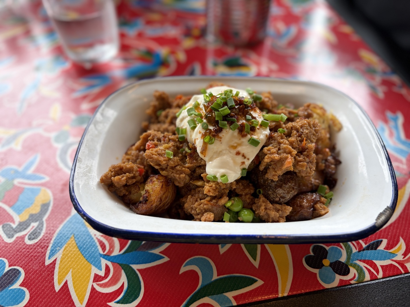 Vegan potatoes at Le Kock