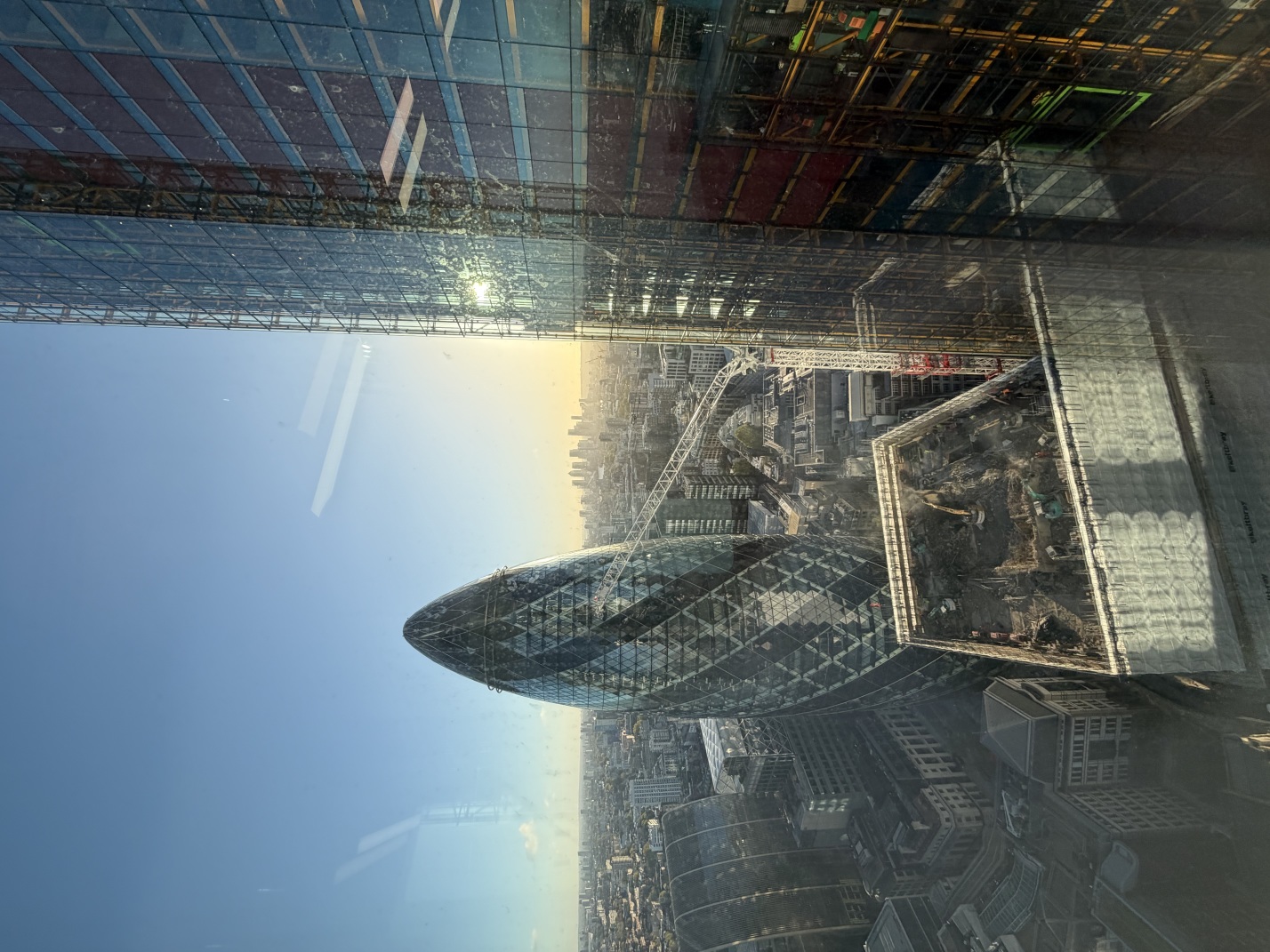 The Gherkin becoming increasingly visible as St Helen’s gets demolished from the top down
