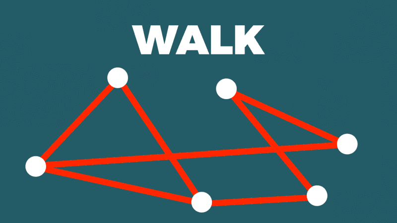 A walk around a graph